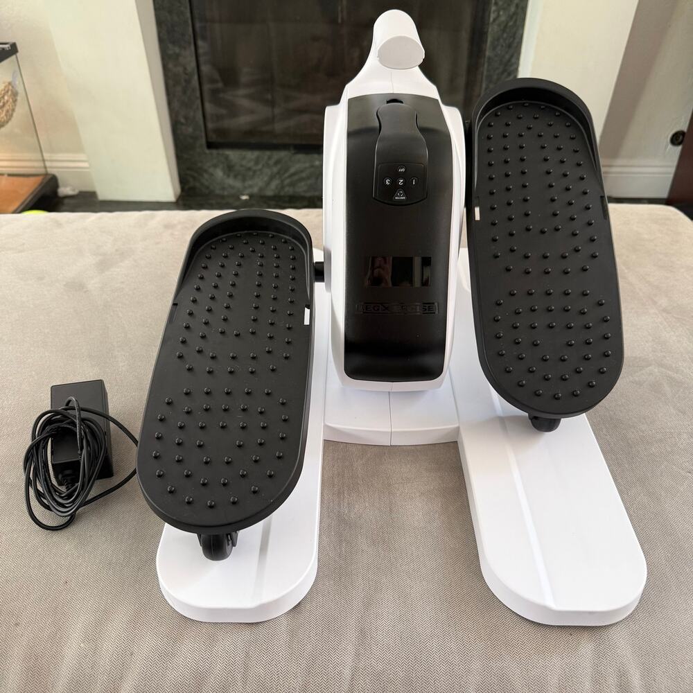 LegXercise Ellipse One Motorized Seated Elliptical Pedal Exerciser White